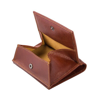 Personalised Leather Wallet With Coin Section 'Rocca', 9 of 12