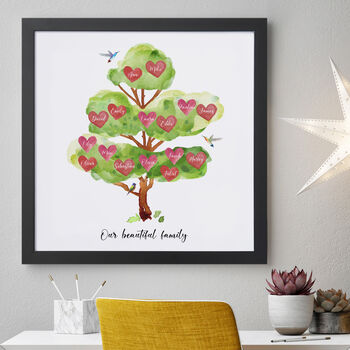 Personalised Family Tree Artwork, 8 of 12