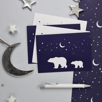 Polar Bears Christmas Card Pack, 3 of 3