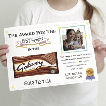 Personalised Fathers Day Chocolate Certificate, 4 of 5