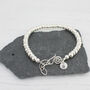 Sterling Silver Two Bead Bracelet, thumbnail 6 of 7