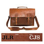 Personalised Leather Classic Messenger Satchel, thumbnail 8 of 12