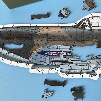Wooden Spitfire Shaped Jigsaw, 4 of 5
