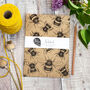 Bumble Bee A5 Lined Eco Notebook, thumbnail 1 of 3