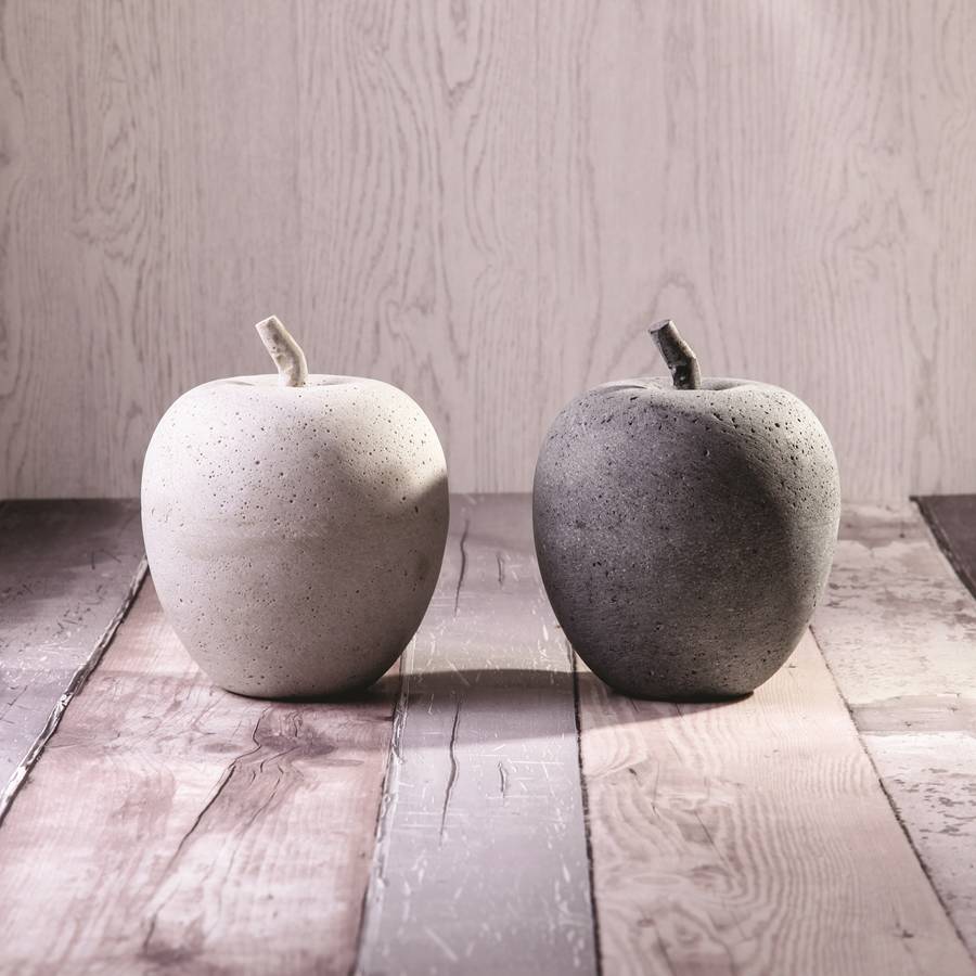 Set Of Two Stone Apples By Otters Barn Interiors | notonthehighstreet.com