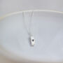 Sterling Silver Small Ingot Pendant, thumbnail 1 of 5