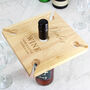Personalised Message Wine Glasses And Bottle Butler, thumbnail 2 of 4