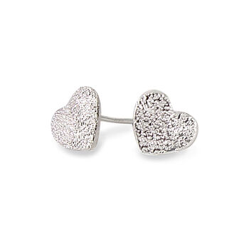 Heart And Star Sparkly Studs For Christmas, 4 of 5