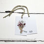 ‘With Love’ Flowers Set Of Eight Gift Tags, thumbnail 2 of 2