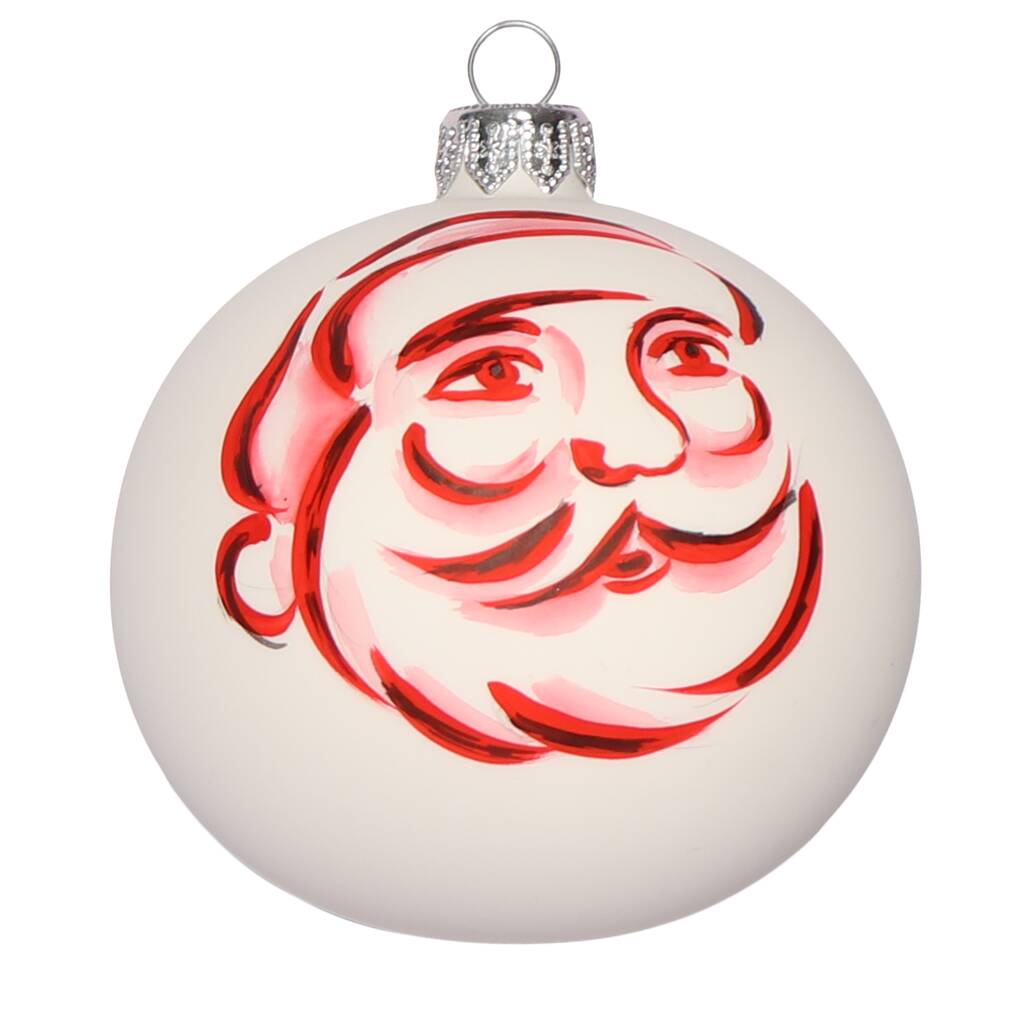 Christmas Santa Artist Bauble, 8cm