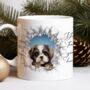 Personalised Christmas Shih Tzu Break Through, thumbnail 8 of 10