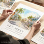 Florida Travel Print Of Key West, thumbnail 1 of 7