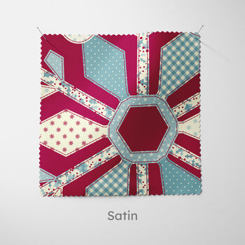 Red Patchwork Snowflake Cushion, 6 of 7