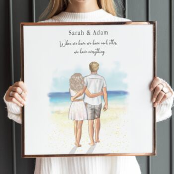 Personalised Couples Print, Gift For Him, Gift For Her, 3 of 9