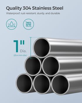 Shower Caddy Telescopic Bathroom Corner Shelf, 5 of 8