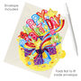 Pop Up 3D Shooting Star Birthday Card, thumbnail 5 of 6