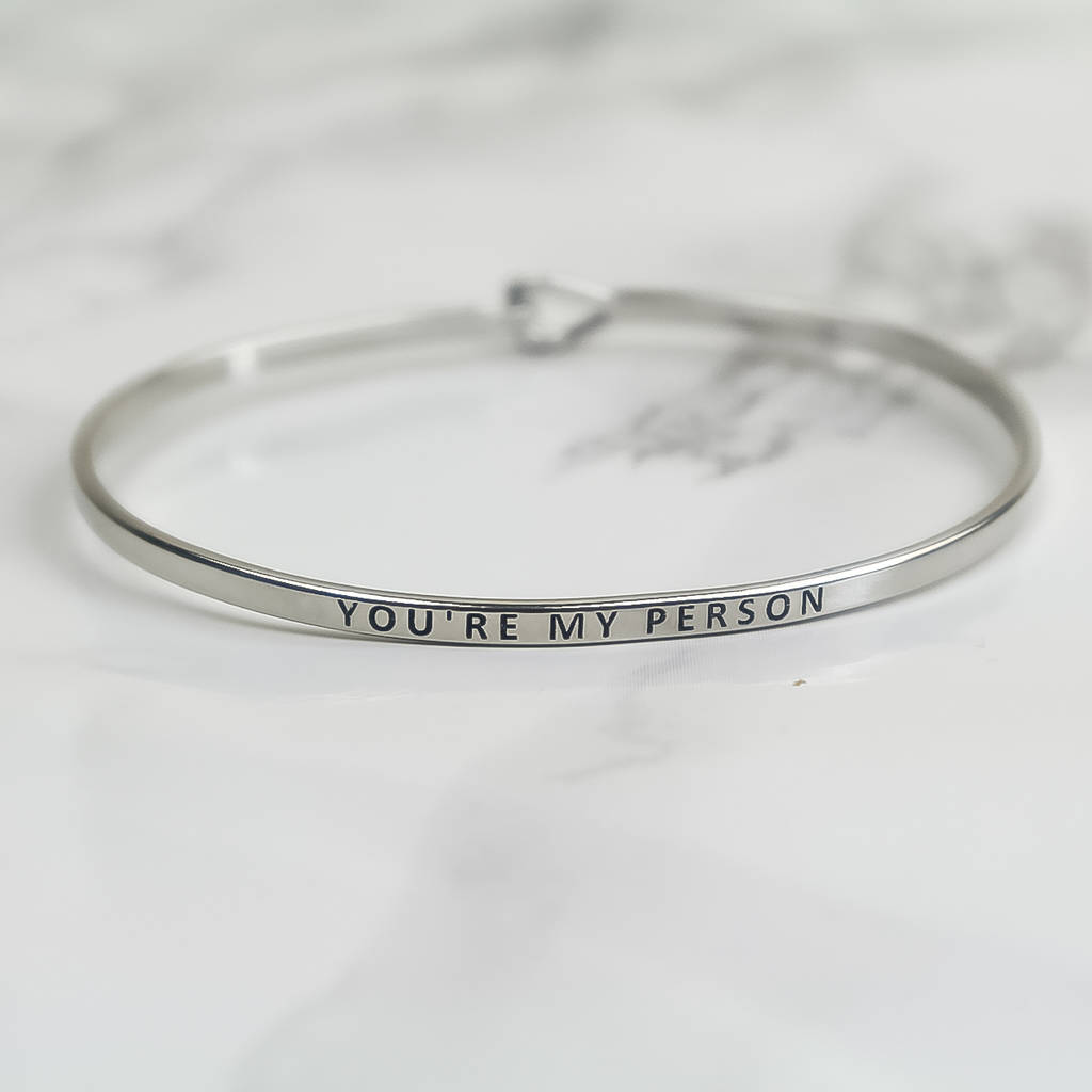 You're My Person Keepsake Bracelet By Jacob Noah | notonthehighstreet.com