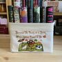 “Between The Pages” Large Fantasy Book Basket – Canvas Storage For Book Lovers, thumbnail 1 of 3