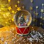 Christmas Tree Snowglobe On Drum Base, thumbnail 2 of 2