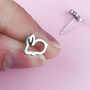 Personalised Bunny Earrings In Gift Tin, thumbnail 4 of 6