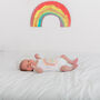 Personalised First Mother's Day Bodysuit Babygrow Rainbow, thumbnail 5 of 10