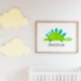 Personalised Kids Room Dinosaur Children's Print, thumbnail 1 of 7