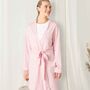 Personalised Cotton Wrap Style Dressing Gown, thumbnail 1 of 10