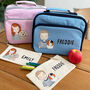 Personalised Back To School Lunch Bag With Pet On, thumbnail 1 of 12
