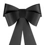 Elegant Black Decorative Card Bow For Home Décor, thumbnail 2 of 5