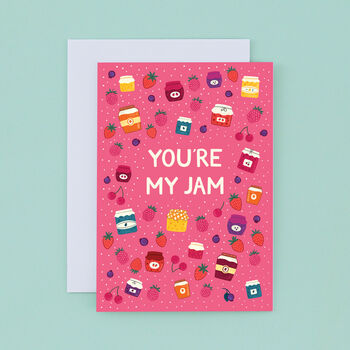 Sweet You're My Jam' Valentines Day Card, 3 of 4