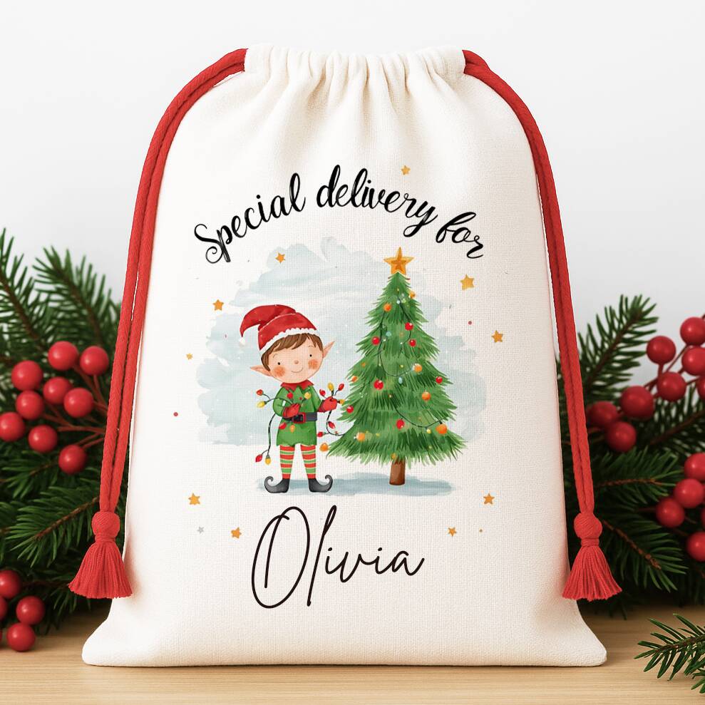 Elf Christmas Sack, 1 of 3