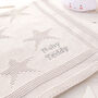 Little Star Pale Grey Baby Blanket, thumbnail 1 of 11