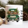 Personalised Christmas Vintage Truck Gift Mug, thumbnail 4 of 9