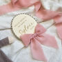Personalised Wood Birth Announcement Sign, thumbnail 3 of 3