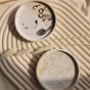 Handmade Jesmonite Coaster Variety In Beige Set Of Two, thumbnail 1 of 3