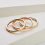 Personalised 9ct Gold Slim Wedding Ring, thumbnail 2 of 8