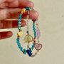 Gummy Bear And Heart Beaded Bracelet, thumbnail 2 of 3