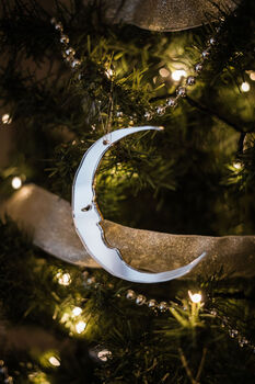 Crescent Moon Christmas Ornament, 7 of 7