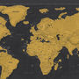 Scratch Map® Deluxe World Map Poster, thumbnail 3 of 5
