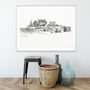 Personalised Your Skyline Illustration Print, thumbnail 2 of 8