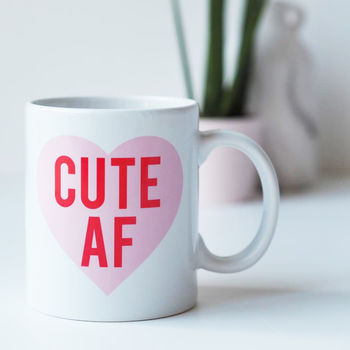 Cute Af Funny Mug Gift For Her, 2 of 3