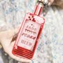 Personalised Love Red Disco Mirror Bottle, thumbnail 1 of 2