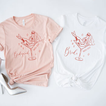 Custom Bride T Shirt Hen Party Weekend Outfit, 8 of 11