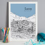 Personalised Lucca Print, thumbnail 6 of 10