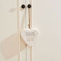 Personalised Wedding Date Wooden Hanging Heart, thumbnail 3 of 4