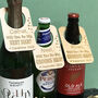Personalised Will You Be My Best Man Bottle Label, thumbnail 1 of 12