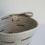 Mono Patterned Everyday Rope Bowl, thumbnail 2 of 5