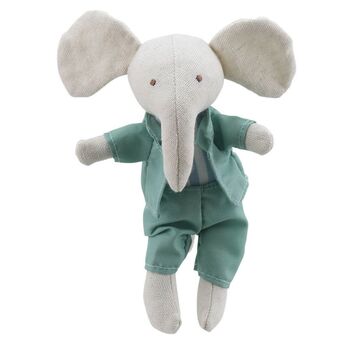 Little Personalised Elephant Toy In Jacket, 4 of 4