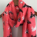 cow print scarf top