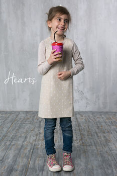 Kids Pinafore Apron | Printed Cotton Crossback, 6 of 12